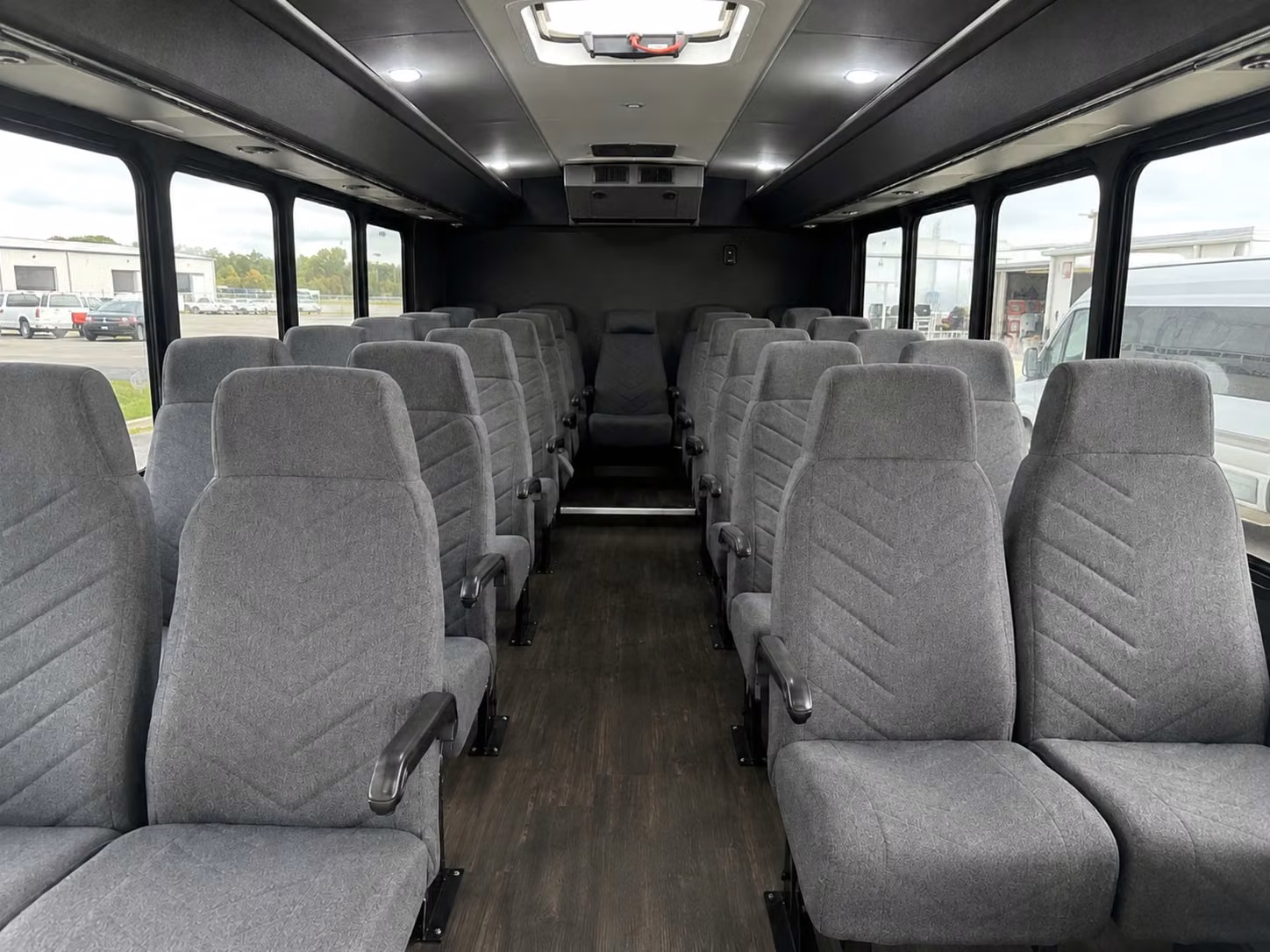 18 passenger minibus interior