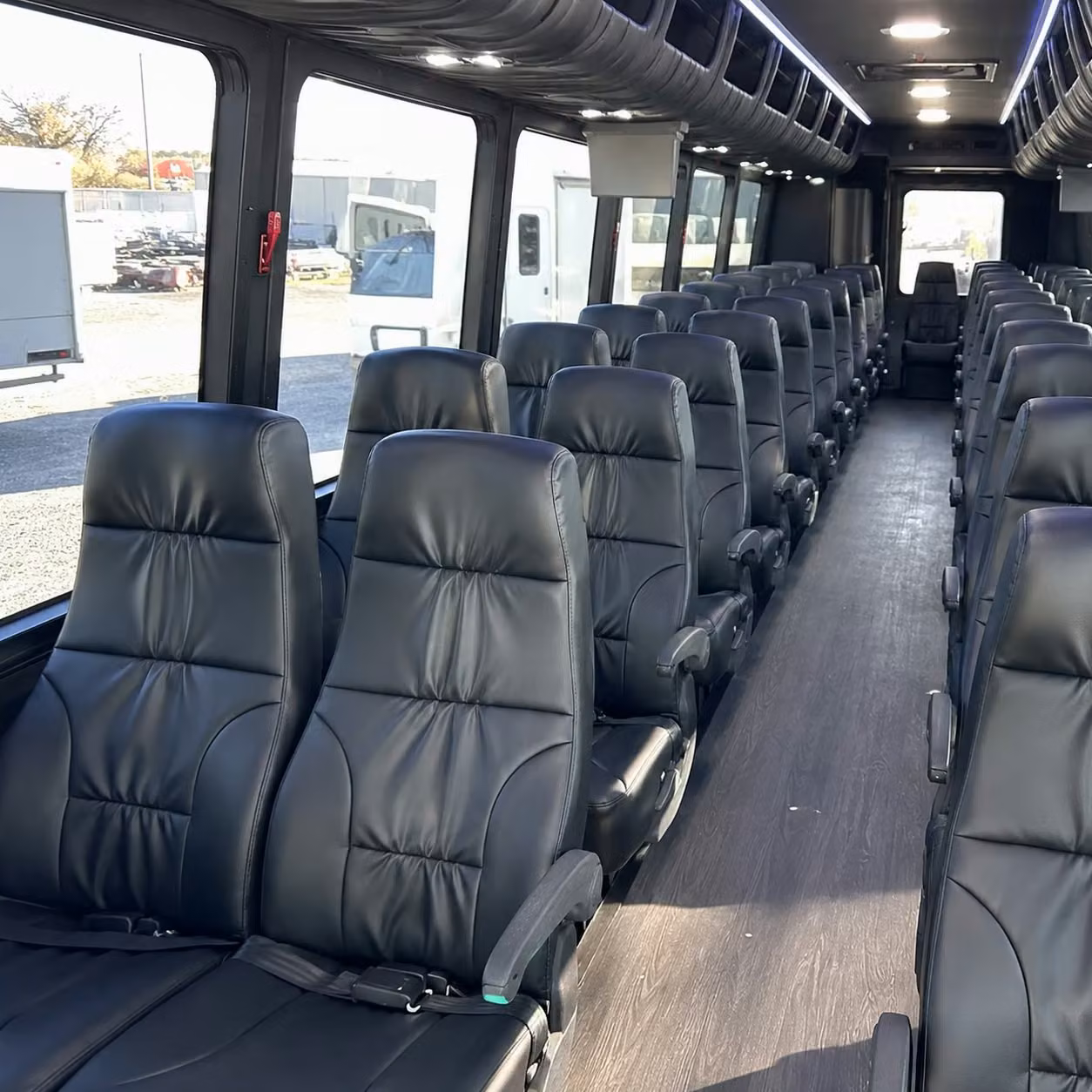 28 passenger minibus inside