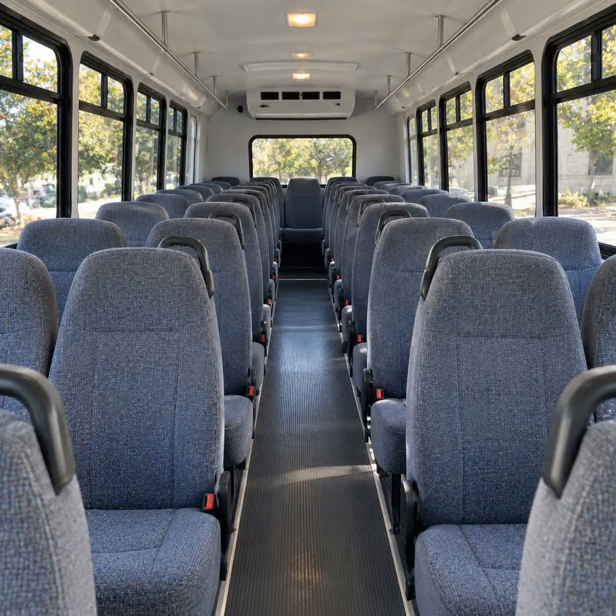 30 passenger minibus interior