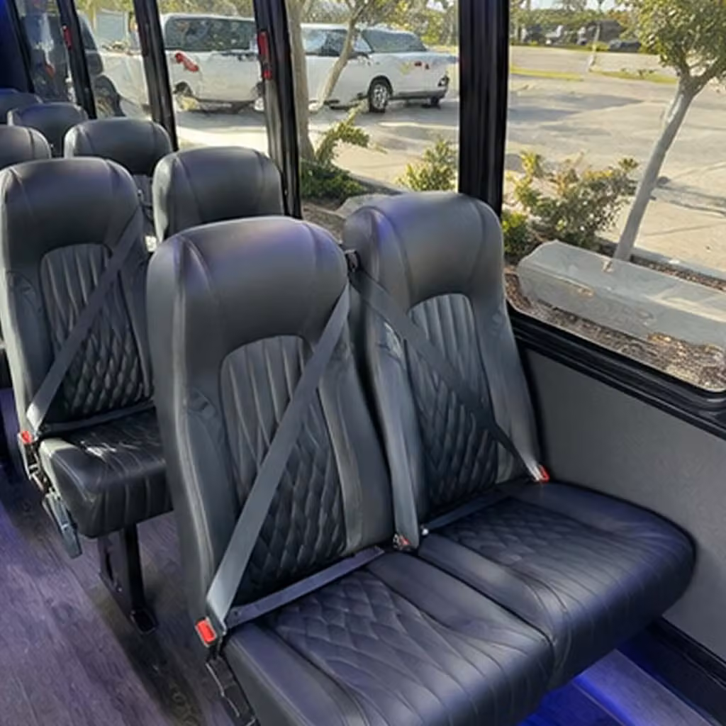 35 passenger minibus inside