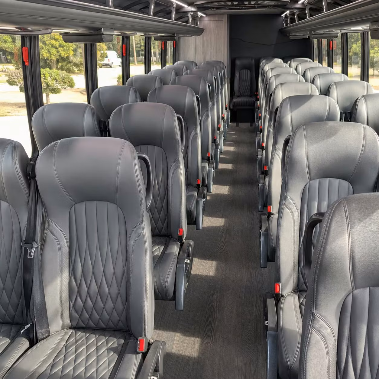 35 passenger minibus interior