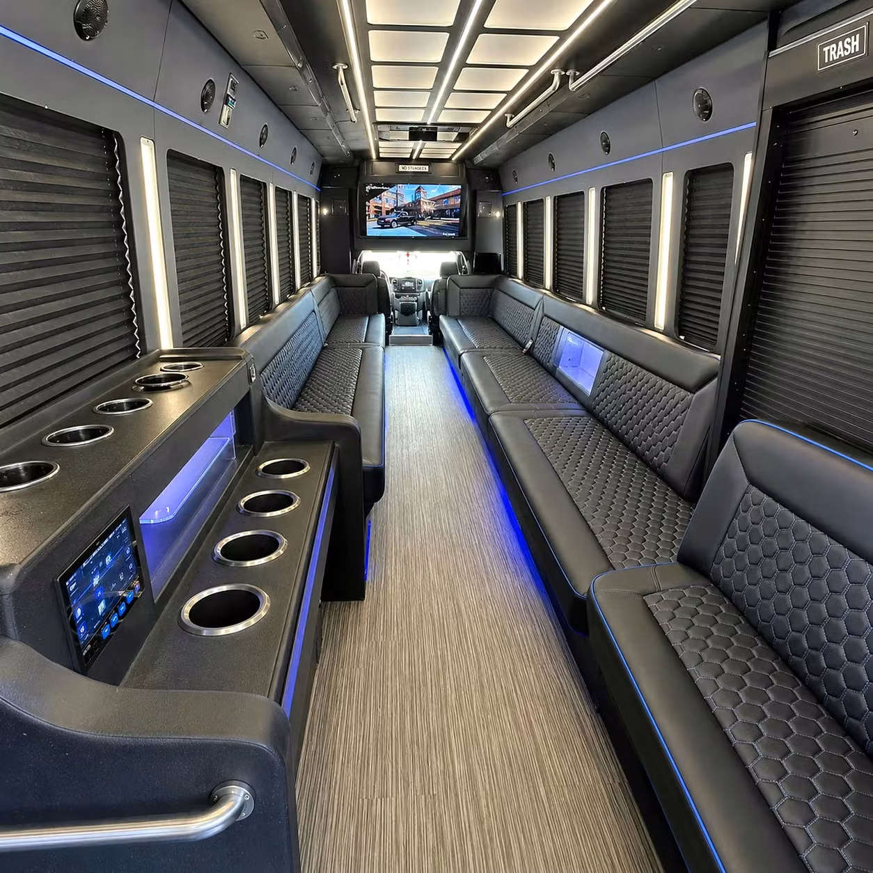 party bus interior