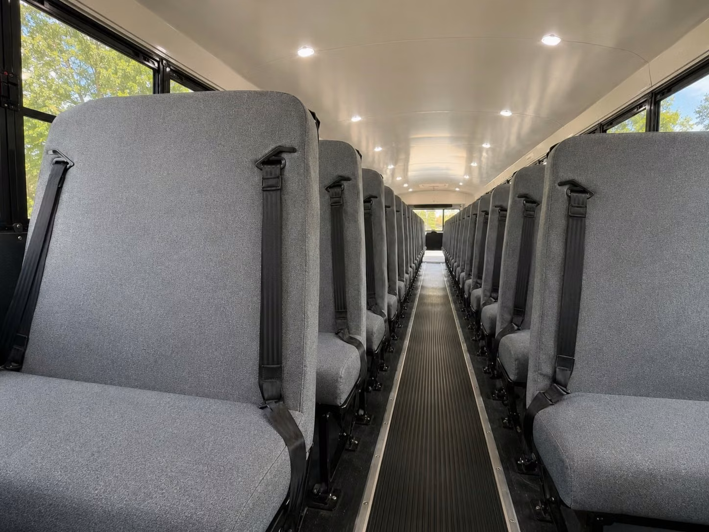 school bus interior